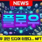 [플로우 코인] 단독! 드디어 터졌다… ‘NFT’ 자금 유입됩니다. 추가로 ‘히든 코인’ 추천 드립니다. #플로우코인 #플로우코인전망 #코인추천