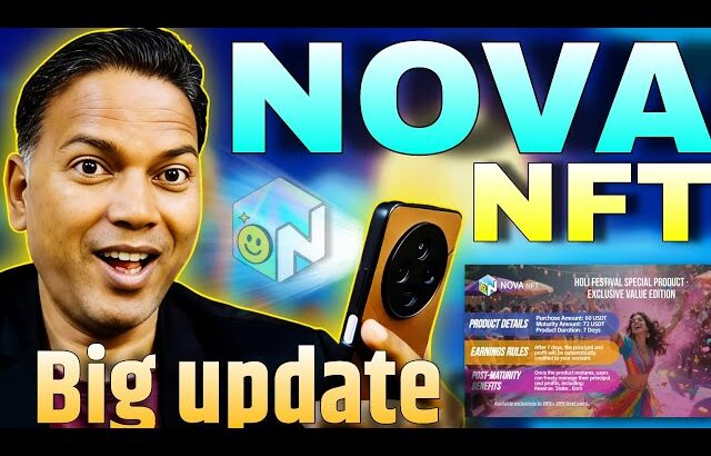NOVA NFT NEW UPDATE TODAY//4 Big Updates//Salary start update..//High Alert 🛑