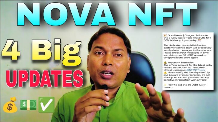 NOVA NFT NEW UPDATE//4 Big Updates//TUFT TOKEN//OLd Fund//Be Alert 🛑