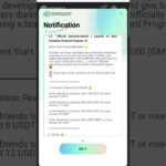 New Notification/ New Update  in Nova NFT