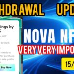 Nova NFT New update today withdrawal update #treasurefunindia #novanft #usdt