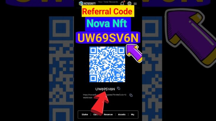 Nova Nft Referral Code : UW69SV6N नोवा एनएफटी रेफरल कोड : UW69SV6N Referral Code – UW69SV6N #novanft