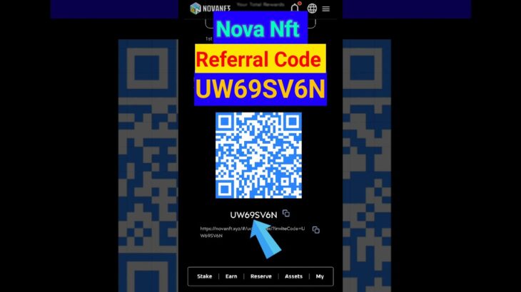 Nova Nft Referral Code : UW69SV6N नोवा एनएफटी रेफरल कोड : UW69SV6N Referral Code – UW69SV6N #novanft