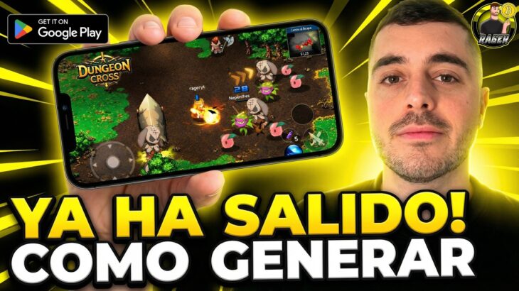 🚀 Nuevo Juego PAGANDO por Jugar GRATIS (Móvil)💥 NFT FREE TO PLAY💥Tutorial Cómo Generar💥Dungeon Cross