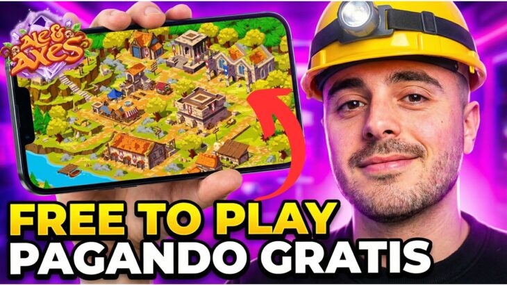 🚀 Nuevo Juego PAGANDO por Jugar GRATIS (PC y Móvil)💥NFT FREE TO PLAY💥Tutorial Cómo Generar💥Ale y Axe