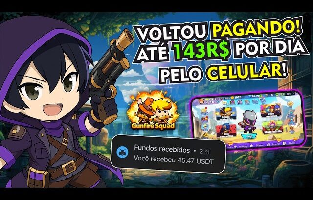 PAGANDO NO PIX? JOGO NOVO NFT GRÁTIS PARA CELULAR | GUNFIRE SQUAD