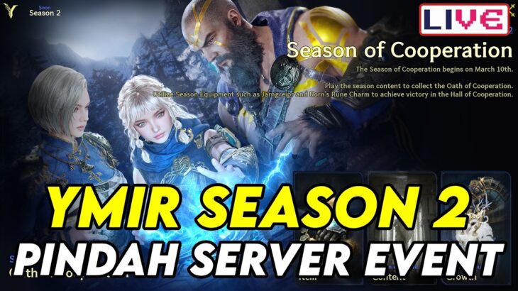 PINDAH SERVER KALIAN GAES ? GWEMIX DI TAMBAH ? ADA INFO NFT NIH ? – LEGEND OF YMIR