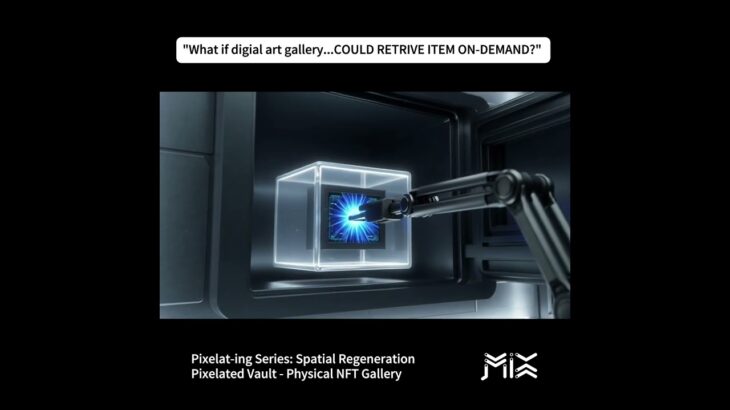 PIXELAT-ING: The Pixelated Vault (Physical NFT Gallery) | Spatial Regeneration