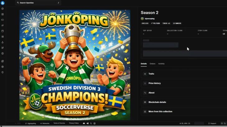 SOCCERVERSE | I sent you this NFT for free. Now I’m buying it back for $10