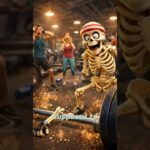 Skeleton Goes to the Gym #adventure #facts #funny #nft #skeleton