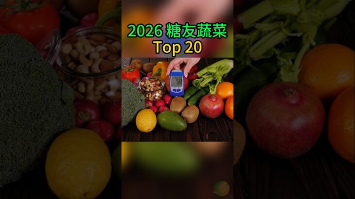 基於六大權威機構篩選：糖尿病最友善蔬菜TOP20
