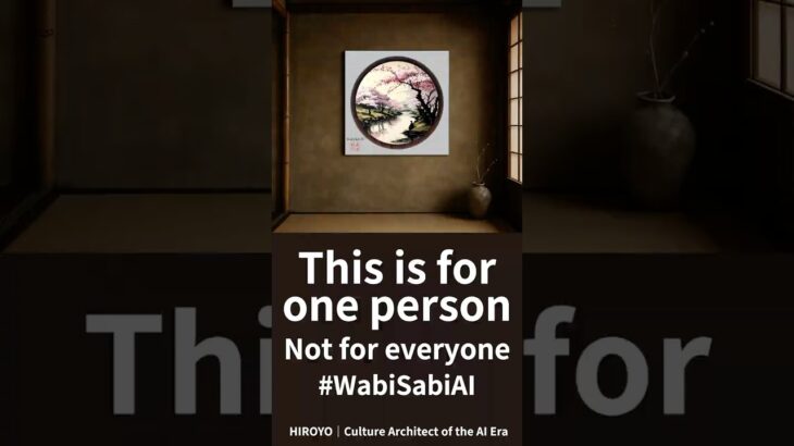 This is for one person. #opensea  #nft #wabisabiai #Web3