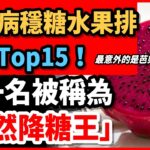 糖尿病穩糖水果Top15排名大公開！醫師揭秘：吃對這15種水果界的「胰島素」！血糖穩定、護肝又抗發炎！
