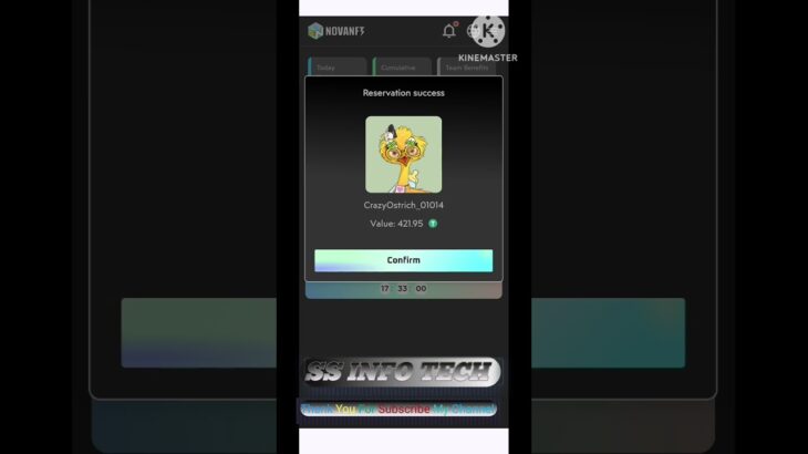 TreasureNFT/NovaNFT reservation/NovaNFT update. #nft #crypto #trading
