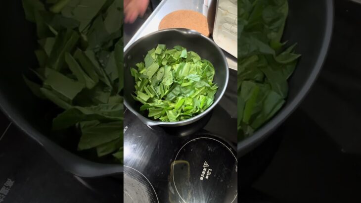 油揚げ入り小松菜の卵とじ＼糖尿病家のキッチン／ #糖尿病 #高血圧 #脂肪肝 #簡単レシピ #小松菜 #ダイエットレシピ #油揚げ #簡単レシピ #料理 #cooking #おうちごはん