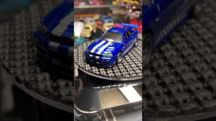 #hotwheels NFT Nissan Skyline GTR R34 #fastandfurious replica custom 🟦⬜️