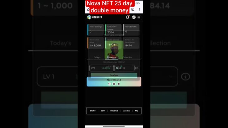 new earning app Nova NFT 25 days double money #nft #earning #earnmoney #earnmoneyonline