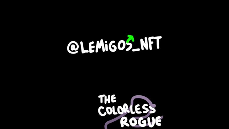 #nft #handdrawn #LEMIGOS 4th and Colorless Migo