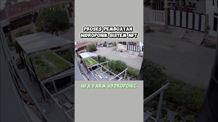 proses pembuatan hodroponik sistem nft #hidroponik #hidroponikindonesia #cikarang