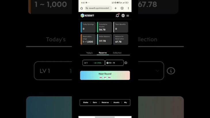 reservation In nova NFT and earn money 2026 Best earning app #nft #earnmoney #onlineearningchannel