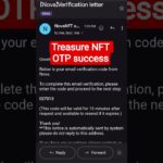 treasure NFT OTP success update l Nova Nft New update today #novanft #treasurenft
