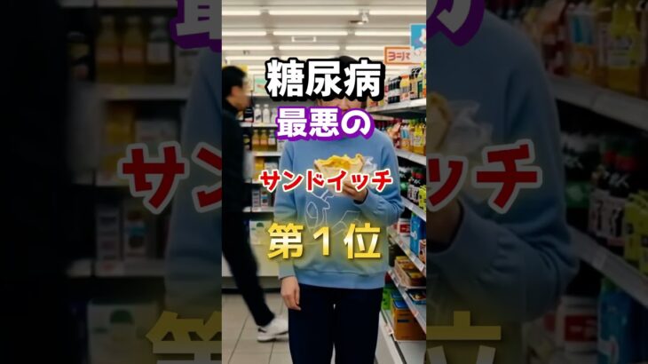 【一位は甘いものじゃないの⁉】糖尿病になりやすい最悪のサンドイッチとは　#雑学 #医学 #知恵 #医学 #高齢者 #健康 #ファッション
