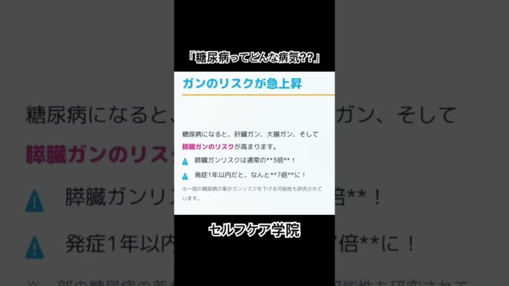 「糖尿病ってどんな病気？」