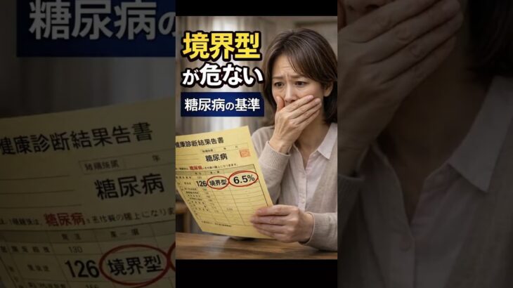 【警告】境界型が危ない｜糖尿病の本当の基準🌿ずっと元気ラボ