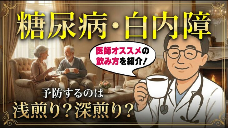 【速報】糖尿も白内障も予防するコーヒーの飲み方を循環器内科医が紹介