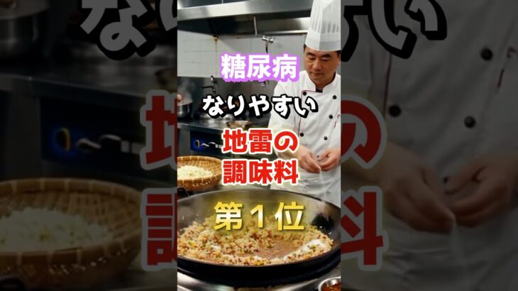 【全員使っている⁉︎】糖尿病になりやすい地雷の調味料　#雑学 #医学 #知恵 #医学 #高齢者 #健康 #ファッション