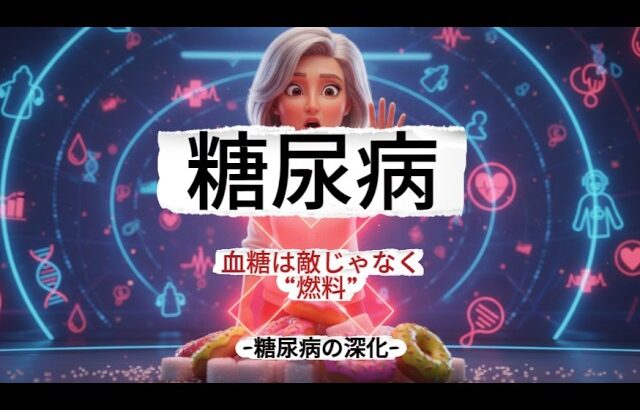 “糖尿病” 「甘いもの」が犯人じゃない？膵臓が”残業”を辞める方法