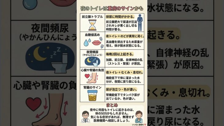 【夜間頻尿】ぐっすり眠れない原因はこれ？糖尿病や心臓疾患を見抜く「尿のチェックポイント」
