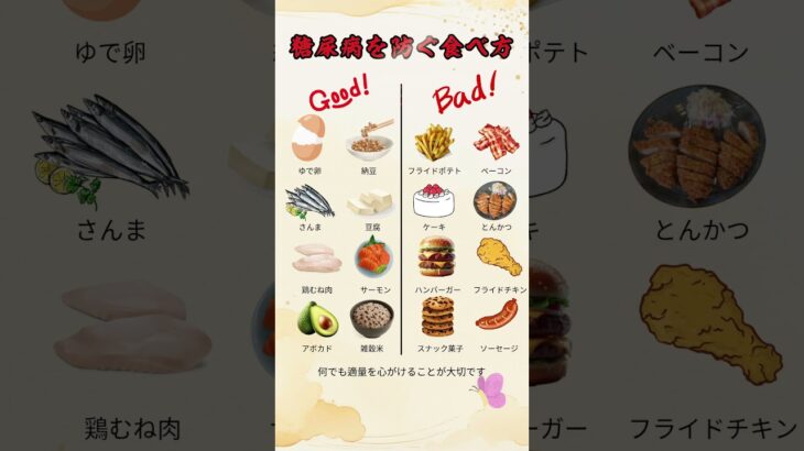 知らずに食べてる？糖尿病を悪化させる食べ物 #糖尿病 #血糖値 #健康習慣 #食事改善 #ダイエット #健康情報 #生活習慣 #食べ物 #血糖コントロール #健康
