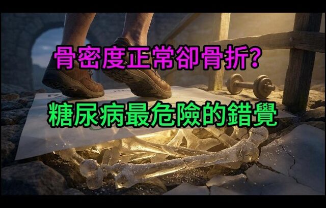 骨密度正常卻骨折？糖尿病最危險的錯覺