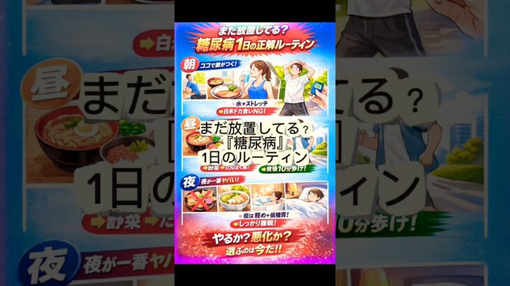 健康への道！プロジェクト 『糖尿病改善』