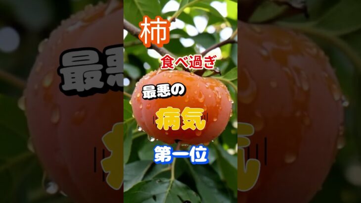 【一位は糖尿病じゃない⁉】柿食べ過ぎ最悪の病気第一位 #健康 #雑学 #高齢者 #知恵 #医学 #ファッション