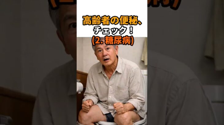 高齢者の便秘チェックリスト_02. 糖尿病 #便秘