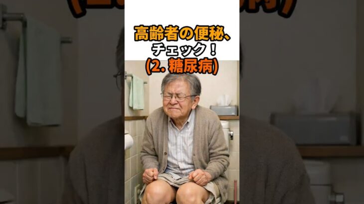 高齢者の便秘チェックリスト_02. 糖尿病 #便秘 #糖尿病