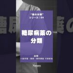 薬の分類 04｜糖尿病薬の分類　#看護師 #ナース #看護学生 #糖尿病 #shorts