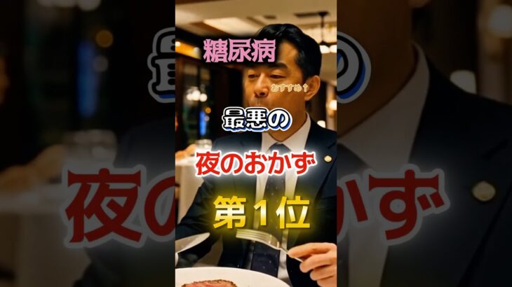 【1位は甘いものじゃない⁉】糖尿病になりやすい最悪の夜のおかず　#健康 #雑学 #開運 #知恵 #医学 #名言