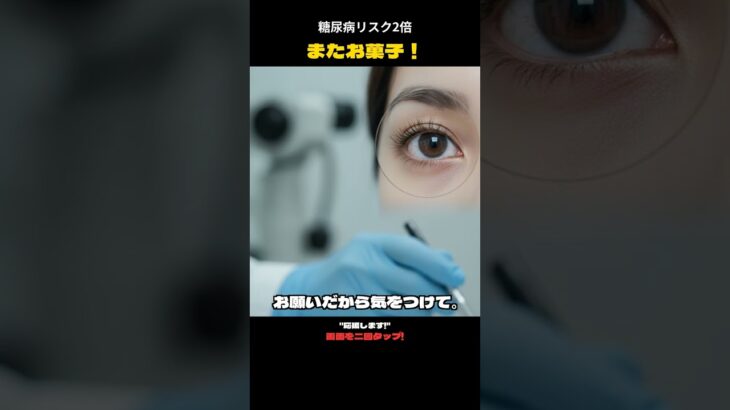🍪お菓子食べすぎで糖尿病リスク2倍！息子の小言