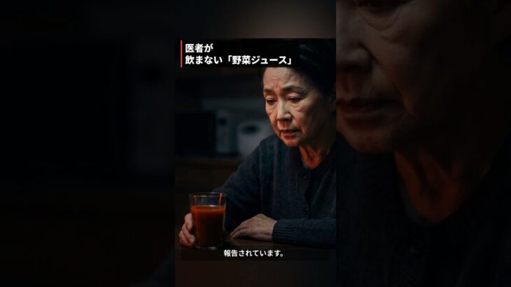糖尿病の人が飲んではいけない野菜ジュース【悪化リスク2.3倍】 #糖尿病 #血糖値 #野菜ジュース