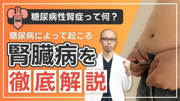 【糖尿病性腎症】放置すると20年後に透析？糖尿病によって起こる腎臓病を専門医が徹底解説
