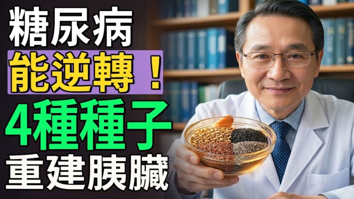 2型糖尿病能逆轉！醫師們揭露4種種子重建胰臟貝塔細胞，血糖降28%有研究 #2型糖尿病逆轉 #糖尿病飲食 #降血糖 #銀髮族健康 #銀髮族