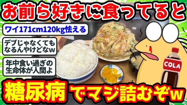 【2ch面白いスレ】「糖尿病」→ この恐怖の病気をなぜか日本人が恐れないのが不思議なんだが…ww【2chゆっくり解説】