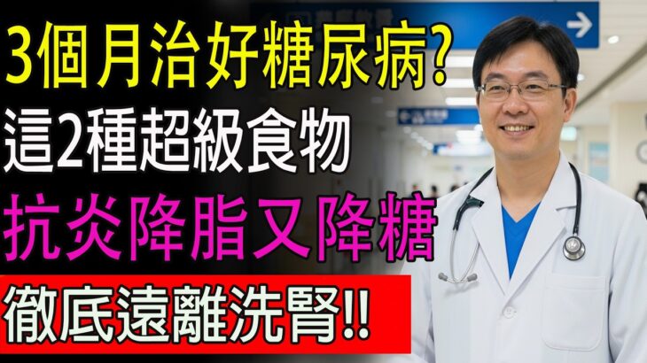 3個月治好糖尿病？這2種超級食物，抗炎降脂又降糖！3個飲食關鍵修復腎臟功能，徹底遠離洗腎！#腎臟病 #洗腎 #糖尿病 #高血壓