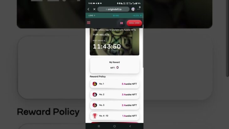 360 days long term staking in #origin #lgns #awake #nft #lgnsprice