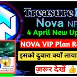 4 April NovaNFT New update Today | Nova VIP Plan Returns | TreasureNFT New Update Today