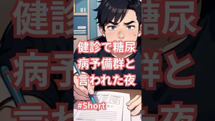 健診で糖尿病予備群と言われた夜｜40代男性のリアルな自虐ソング🎵
