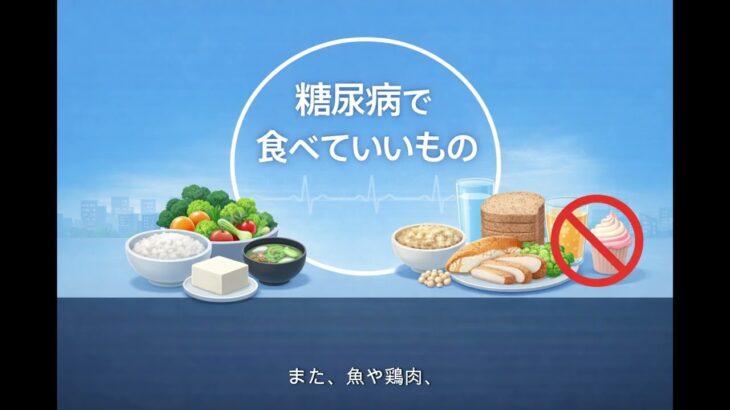 【医師　解説】42　糖尿病で食べていいもの